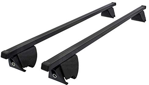 Dachträger Farad Hilo + Iron4 aus Stahl für VW T-ROC ab 2018 mit hoher Dachreling, offener Dachreling