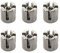 M10x3mm Kreuzkabelschellen Drahtseil Kreuzklemme 316 Edelstahl Kreuzklemme (6 Stück)