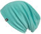 WANSSY® Damen Herren Unisex Uni Farbe Beanie mit Sternchen Fashion Einheitshröße Kopfbedeckung (Türkis)