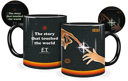 Half Moon Bay: Tazza ET luminescente | Tazza grande da colazione personalizzata con frase ET, 10,7 x 9,7 cm, confezione regalo | Tazza colazione ET, Licenza ufficiale 100% MUGBET02
