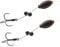 Tandem Baits Monster Cat 2-er Pack Dreifachhaken & Unterwasserpose mit Rassel | Waller-Vorfach mit Welspose | Wels-Vorfachhaken & Angelpose Schwimmer Drillingshaken Anker-Haken 4/0 100 kg 100 cm