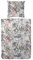 Hahn Mako Satin Bettwäsche 243221 Blumen Farbe: Puder Bunt 135x200 und 80x80 cm