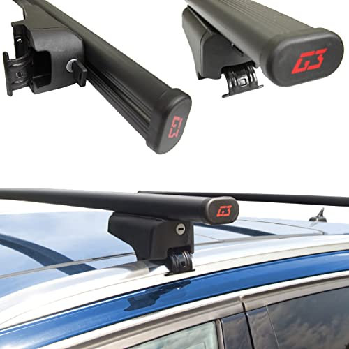 G3 Dachträger für Renault Kadjar 1 I ab 2015, 75 kg Traglast, Schwarz, Einfache Schnappmontage