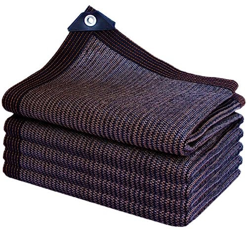 Telo Ombreggiante Occhiellato Rete Ombra Traspirante per Giardino, Vela Ombreggiante Tenda da Sole per Esterno, Patio, 4x6m