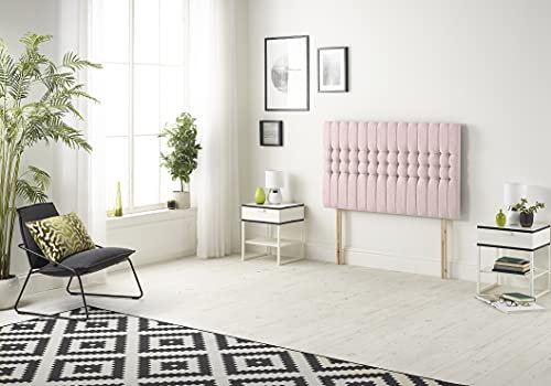 Somnior Beds Bed Centre Galaxy - Testiera per letto singolo, 82 cm, con montanti in legno, colore: Rosa