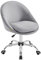 SONGMICS Office Chair, Swivel Chair, Desk Chair, Cotton-Linen Fabric, Foam Padding, Adjustable Height, for Home Office, Study, Bedroom, Dove Grey OBG020G11