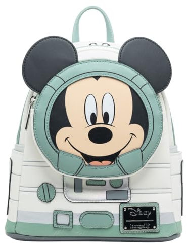 Loungefly Disney Glow in the Dark Mickey Mouse Spaceman Cosplay Damen Rucksack, Mehrfarbig, Einheitsgröße, Wdbk3291