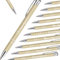 polar-effekt 1 goldener Kugelschreiber mit Gravur - Stift aus Metall mit Namen - für Schule, Unversität, Büro und Home Office - blaue Schreibmine