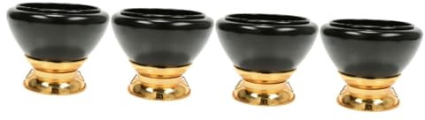 4 piezas Cuenco de relajación Cuenco de canto de metal Cuenco de Nepal Cuenco de afinación Cuenco de sonido curativo Cuenco de canto con base Cuenco de curación Cuencos de chakras Cuenco Zen Herram