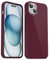 Svanove for iPhone 15 Plus Case Silicone, Glossy Soft Rubber Gel Jelly Cute Protective Plastic Simple Plain Phone Case Cover for Women Girl, Slim Thin Flexible Shockproof TPU, Burgundy Wine