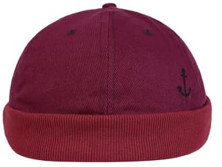 SCHIETWETTER Herren Dockerscap Anker. Seemansmütze, Hafenmütze, 100% Baumwolle