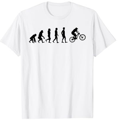 Funny Mountain Biker Evolution MTB Downhill Mountainbike T-Shirt