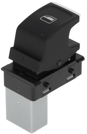 A ABSOPRO Interrupteur De Vitre Électrique Pour Volkswagen Polo 1 Pc | Couleur Noir,Gris, Matériau Plastique,Métal, OE No.6RD959855E, Emplacement Côté Passager, 3 Broches