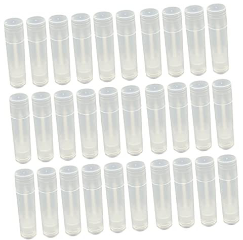 CRILSTYLEO 30stücke Diy Lippenbalsam Rohr Nachfüllbar Lippenbalsam Behälter Kosmetik Verpackung Werkzeug