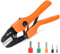 KF CPTEC Pinza crimpatrice per manicotti terminali 10 mm², pinza crimpatrice per manicotti terminali AWG 8-22, strumento di crimpatura del filo