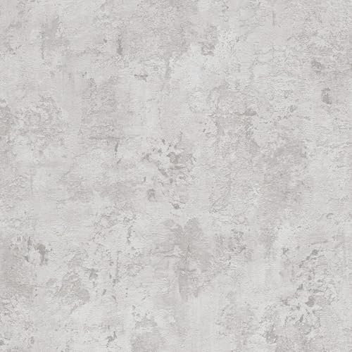 Profhome Betonoptik Tapete 388232-GU Vliestapete grau dunkel-grau 0,53 m x 10,05 m / 5,33 m2