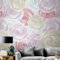 XLMING Stereoskopisch Schöne Mehrfarbige Blumenkunst 3D Tapete Dekorative Seidenoptik Speisesaal Arbeitszimmer Wohnzimmer Schlafzimmer Sofa TV Wand-250cm×170cm