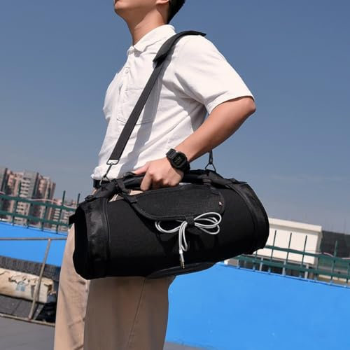 Étui de protection portable avec bandoulière, compatible avec JBL pour Boombox 3 2 1, sac de rangement de voyage avec poche en maille amovible