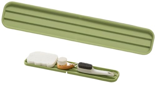 Spülbecken-Tablett | Rutschfeste, schnell trocknende Silikonmatte, Badezimmer-Spülbecken, Küchenorganisator | für Flaschenreiniger, Tasse, flache Bürste, Theke, Dekoration zu Hause