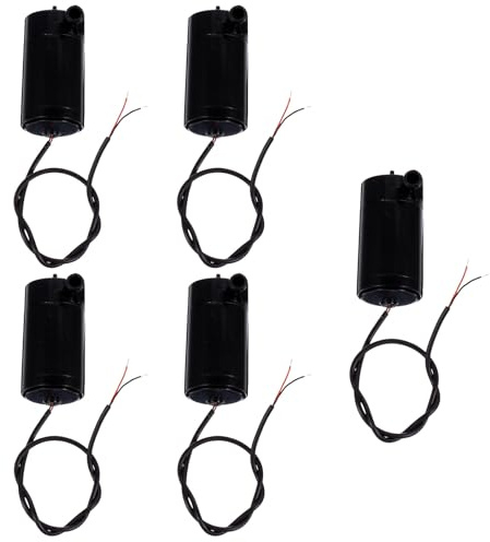 OHPHCALL 5 Stück Kleiner Tauchpumpen Geräuscharm Mikro Wasserpumpen aus Langlebigem Material Energieeffizienter Motor für Aquarium Springbrunnen Hydrokulturen