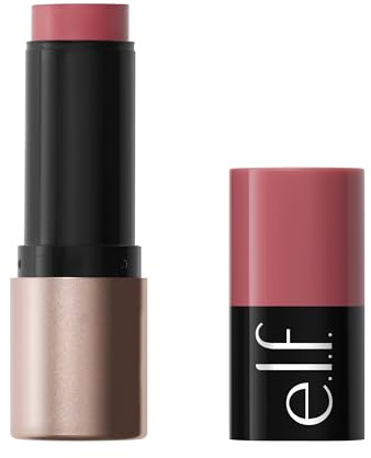 e.l.f. Soft Glam Cream Blush Stick, Buildable Cream Blush for A Natural Flush & Satin Finish, Made with Shea Butter, Vegan & Cruelty-Free, Muted Mauve