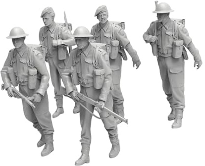 Ysyqkn Set de 5 Figuras de, Juego de, Figuras Coleccionables, Juguetes Educativos de Resina, Ideales para Decoración Y Regalos, 2.4 Cm
