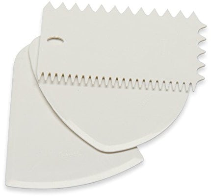 Original Kaiser Patisserie 769509 Set 3 spatole da Impasto, in plastica