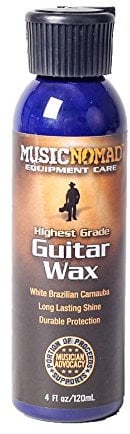 MusicNomad MN102 Premium White Brazilian Carnauba Guitar Wax, 4 oz