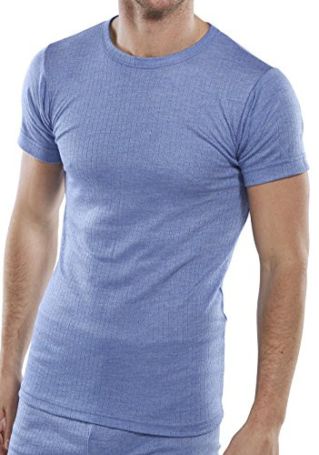 Beeswift Men's Short Sleeve Thermal Vest Tshirt (Pack of 1)
