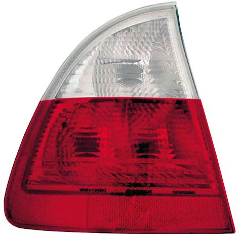 AutoStyle 11-0011/12-11-2 Rückleuchten BMW 3 E46 Touring 01-05, Weiß / Rot