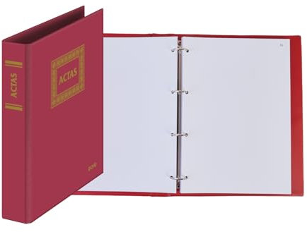 Dohe 9922 - Libro de actas, Hojas recambiables, 100 hojas, A4 natural