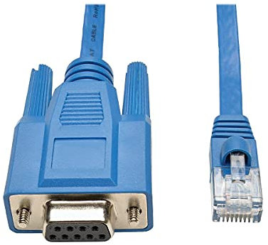 TRIPP LITE RJ45 to DB9F Cisco Serial Console Port Rollover Cable (P430-006),Blue