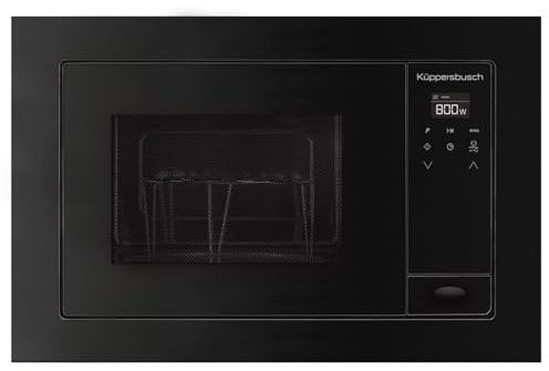 Küppersbusch M6120.0S Einbau-Mikrowelle, Glas/Metall, Schwarz