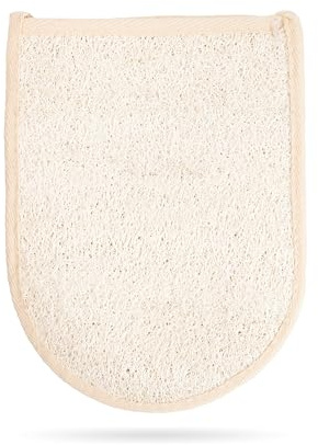 Eco Bath London Natural Loofah Bath Mitt - Premium Exfoliating Bath Glove for Smooth and Radiant Skin, Shower Mitt and Body Exfoliator