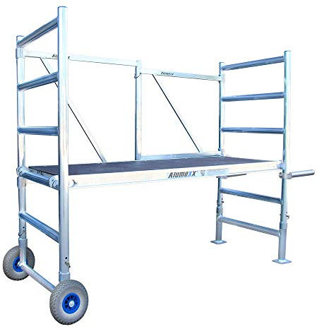 Alumexx FS 75 Gartengerüst - Rollgerüst - Alugerüst - Aluminiumgerüst - Baugerüst - Fahrgerüst - Rollgerüst - Malergerüst - Gartengerüst - Leiter - Aluleiter- Trittleiter - Aluleiter