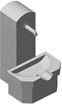 modellbahn-exklusiv Brunnen Hoher Asperg, Spur H0, 1:87