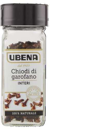 UBENA, Chiodi di Garofano Interi, Ideale per insaporire per Creme, Piatti a Base di Carne e Infusi, Formato Vasetto da 25 gr