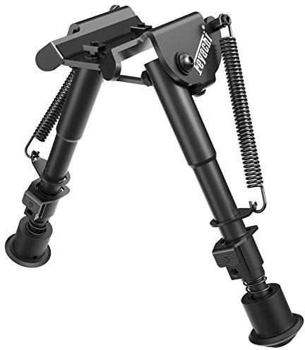 Feyachi B13 M Lock Bipied 6-9 Pouces bipied Rilfe léger se Fixe Directement au système M Lock pour la Chasse et Le tir(Nickel)