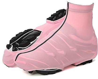 Ausgabegeräte Volltonfarbe Fahrradschuh Radfahren Outdoor Sports Überschuh Staub und Antifouling Fahrradbekleidung Regenkleidung (Color : White, Size : L)