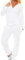 Gennadi Hoppe Tuta da jogging da donna, traspirante, in morbido cotone, elegante tuta da allenamento, bianco, S