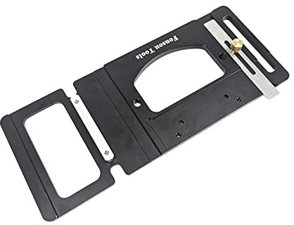 Circular Saw Guide Rail Clamp 260 * 88mm,WMLBK Square Right Angle Circular Saw Guide Rail Compatible with Makitas or Festool Track Saws,for Engraving Machine Plate Slotting Cut Track Auxiliary Clamp