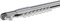ACAZA Rail de Rideau Coulissant Extensible de 145 à 270cm - Tringle Plafond Réglable Décorative pour fenetre - Acier Inoxydable - Blanc