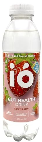 Ió fibrewater - Award-Winning Prebiotic Fibre Infused Still Water (1 x 500ml) (Lemon & Lime) (Strawberry)