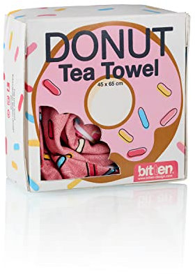 Bitten Donut Geschirrtuch