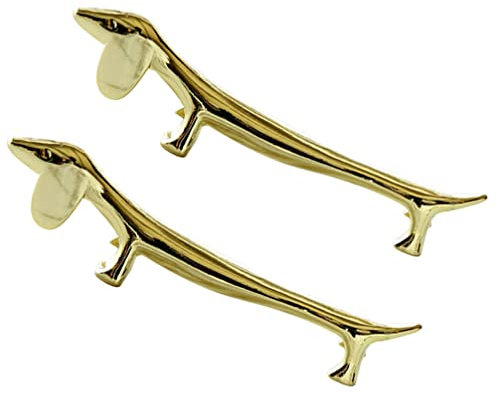 Yardwe 2 Stücke Metall Essstäbchen Rest Ablagen Küchenutensilablage Hund Figur Stäbchen Halter Besteckablage Messerbänkchen Messerbank Abendessen Restaurant Küche Tischdeko
