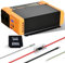 ECO-WORTHY Wechselrichter 12v auf 230v Reiner Sinus,1100W Spannungswandler eingebautem Dual 18W USB-Anschluss, 2 * AC-Steckdosen, 1 * Hardwire-Klemmen und 1 * 100A Sicherung