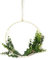 HEITMANN DECO - LED Kunstblumen Kranz mit Blättern, Natur/grün, ca. 23cm