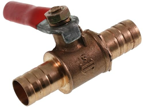 2Extreme 10mm 1/4 Zoll Messing Kugelhahn, Wasserhahn & Lufthahn: Perfekt für Luft & Wasser Motorrad, Roller, Moped, Zweirad, Auto - Zuverlässige Steuerung