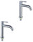 Hemobllo 2 Pièces Robinet De Salle De Bain Monotrou Robinet Cascade Accessoires De Salle De Bain Robinet De Baignoire Cascade Mitigeur Salle De Bain Plate-forme Faire Tourner Chaud Et Froid