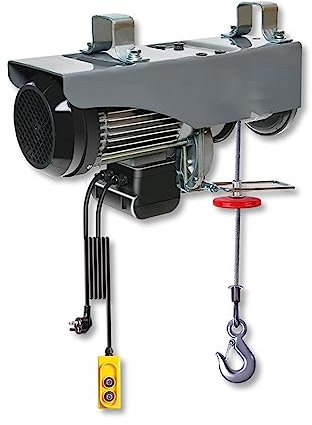 Winde mit hoher Zugkraft, Mikro-Elektro-Hebezeug, Kran-Haushalts-Kleinhebezeug, 1 Tonne/0,5 T Winde, Dekorationskran, reiner Kupfermotor, DIY-Hebezeug, einfach zu bedienen und zu steuern (Farbe: 12 m,
